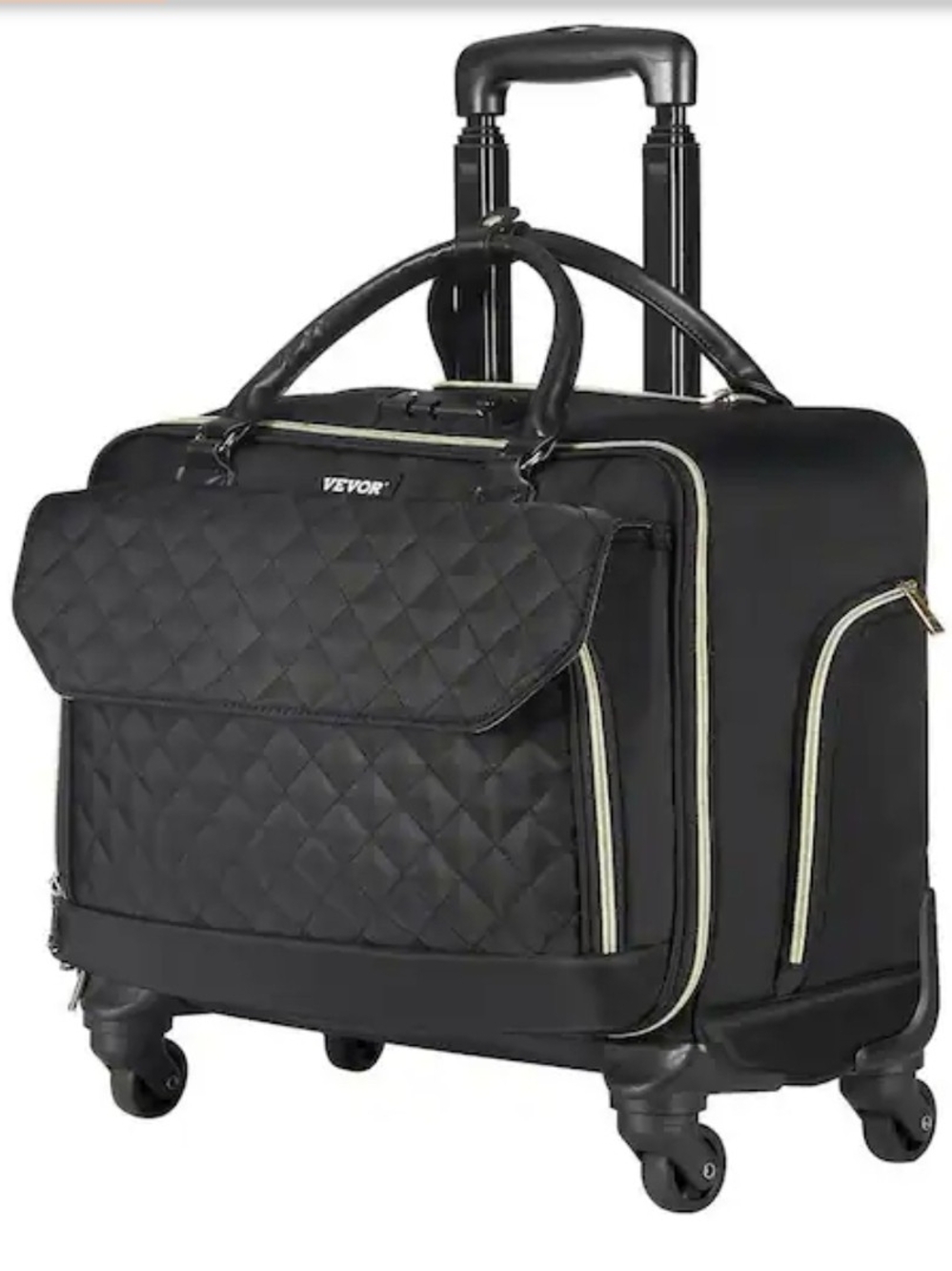 Rolling Laptop Bag Fits Up to 17.3 in. Laptop Wheeled Briefcase Roller Computer